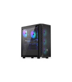 Endorfy skříň Signum 300 ARGB / 2xUSB 3.0 / 4x120mm fan PWM ARGB / mesh panel / tvrzené sklo / černá