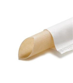 EURO STRAWS - Přírodní bambusové brčko Bobba 12x230mm, 80ks, jednotlivě balená