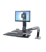 ERGOTRON WorkFit-A II, LD, 5" Lift Engine and Worksurface, nastavitelný stolní držák pro monitor , kláv.+myš+odkl. ploch