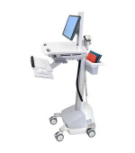 ERGOTRON StyleView® Cart with LCD Pivot, SLA Powered, pojízdný vozík s napájením, držák pro LCD, klávesnice, scanner