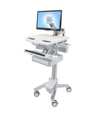 ERGOTRON StyleView® Cart with LCD Arm, 1 Drawer (1x1), vozík, pc, monitor, šuplík