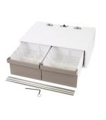 ERGOTRON CareFit™ Pro Double Tall Drawer, dodatečný vysoký šuplík k vozíku Carefit