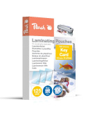 PEACH laminovací folie Pouch Key Card (64x99mm), 125mic, 100ks