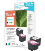 PEACH kompatibilní cartridge HP No 301XL MultiPack, black, color