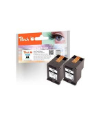 PEACH kompatibilní cartridge HP CB331E, No 338*2 TwinPack, 2x black