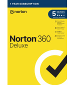 NORTON 360 DELUXE 50GB +VPN 1 uživatel pro 5 zařízení na 1rok