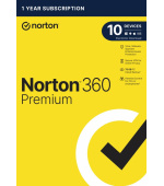 NORTON 360 PREMIUM 75GB +VPN 1 uživatel pro 10 zařízení na 1rok