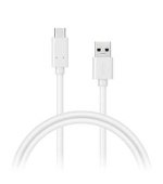 CONNECT IT Wirez USB C (Type C) - USB, tok proudu až 3A !, bílý, 2 m