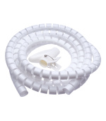 CONNECT IT trubice pro vedení kabelů WINDER, 2,5m x 20mm, bílá