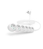 CONNECT IT prodlužovací kabel 230 V, 6 zásuvek, 5 m, bez vypínače (bílý)