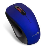 CONNECT IT "MUTE" bezdrátová optická tichá myš, USB, (+ 1x AA baterie zdarma), modrá