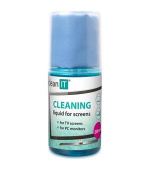 CLEAN IT čistící roztok na obrazovky s utěrkou, 200ml