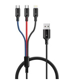 CONNECT IT Wirez 3in1 USB-C & Micro USB & Lightning, 1,2 m