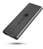 CONNECT IT AluSafe externí box pro SSD disky M.2 NVMe, 10 Gbps, USB-C, ANTRACITOVÝ