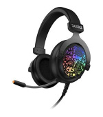 CONNECT IT DOODLE RGB herní sluchátka s mikrofonem, 2xJack+USB, ČERNÁ