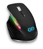 CONNECT IT GG bezdrátová herní myš,4000DPI,RGB podsvícení, tiché tlačítka, ČERNÁ