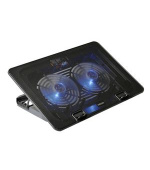 EVOLVEO A101, chladicí podstavec pro notebook, pro ntb až 17", 2x ventilátor, regulace otáček, posvícení, USB
