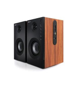 C-TECH reproduktory aktivní SPK-550BT, 2.0, Bluetooth, 20W, USB, SD, dálkové ovládání, dřevěné