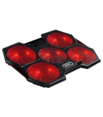 EVOLVEO Ania 14, chladicí podstavec pro notebook, červené podsvícení, až 17,3"