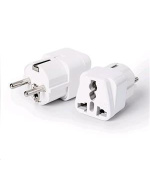 C-TECH univerzální adaptér 110V-230V, bílá