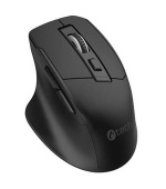 C-TECH myš Ergo WLM-05, bezdrátová, 1600DPI, 6 tlačítek, USB nano receiver, černá