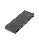 Digitus Ultra tenký HDMI Rozbočovač, 1x4, 4K / 60Hz HDR, HDCP 2.2, 18 Gbps, Micro USB napájeno
