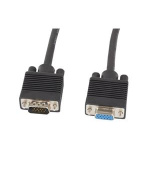 LANBERG VGA M / F prodlužující kabel 1,8m, stíněný, černý
