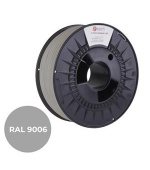 C-TECH tisková struna PREMIUM LINE ( filament ) , PETG, bílý hliník, RAL9006, 1,75mm, 1kg
