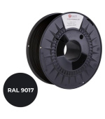 C-TECH tisková struna PREMIUM LINE ( filament ) , PLA, dopravní černá, RAL9017, 1,75mm, 1kg