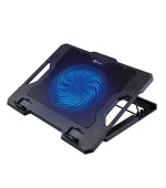 C-TECH Chladící podložka pro ntb CLP-S100, 17", 1x 140mm, 2x USB, modré podsvícení
