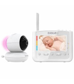 EVOLVEO BabyMonitor NL4, Dětská chůvička s nočním světlem a otočnou kamerou
