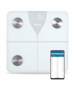 Salente SlimFit, osobní diagnostická fitness váha, Bluetooth, bílá