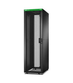 APC Easy Rack 600mm/42U/1200mm, with Roof, Side panel,castors,feet and 4 Brackets, No Bottom, black