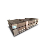 APC Easy Rack, 42U/60cm/100cm, černý, se střechou,, s bočními panely, bez dna, nesestavený