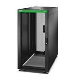 APC Easy Rack 600mm/24U/1200mm , with Roof, Side panel, castors, feet and 4 Brackets, No Bottom, black