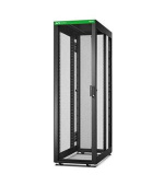 APC Easy Rack 600mm/48U/1000mm , with Roof, castors,feet and 4 Brackets, No Side panels,Bottom, black