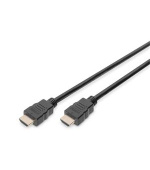 Digitus Připojovací kabel HDMI High Speed, typ A M/M, 3,0 m, Ultra HD 60p, zlatý, bl