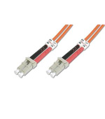 DIGITUS Fiber Optic Patch Cord, LC to LC, Multimode, OM2, 50/125 µ, Duplex Length 5m
