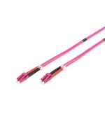 DIGITUS Fiber Optic Patch Cord, LC to LC, Multimode OM4 - 50/125 µ, Duplex Length 5m