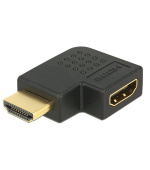 Delock adaptér HDMI A samec/samice, pravoúhlý, vlevo