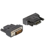 Delock adaptér DVI 24+1 samec > HDMI samice s LED