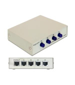 Delock přepínač ethernetového rozhranní 10/100 4-porty, manuální