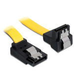 Delock kabel HDD SATA 20 cm pravoúhlý nahoru/dolů, žlutý