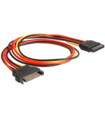 Delock napájecí kabel SATA 15 Pin samec > SATA 15 Pin samice prodlužující 50 cm