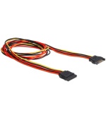 Delock napájecí kabel SATA 15 Pin samec > SATA 15 Pin samice prodlužující 100 cm
