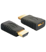 Delock adaptér HDMI-C  mini samice >  HDMI-A samec