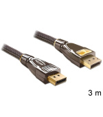 Delock Displayport kabel samec - samec 3 m PREMIUM