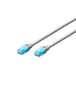 Digitus Patch Cable, UTP, CAT 5e, AWG 26/7, měď, šedý 5m