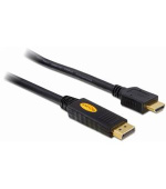 Delock kabel DisplayPort samec na HDMI samec, délka 5m