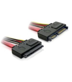 DeLock Kabel SATA 22pin > 22pin samec/samice prodloužení20cm